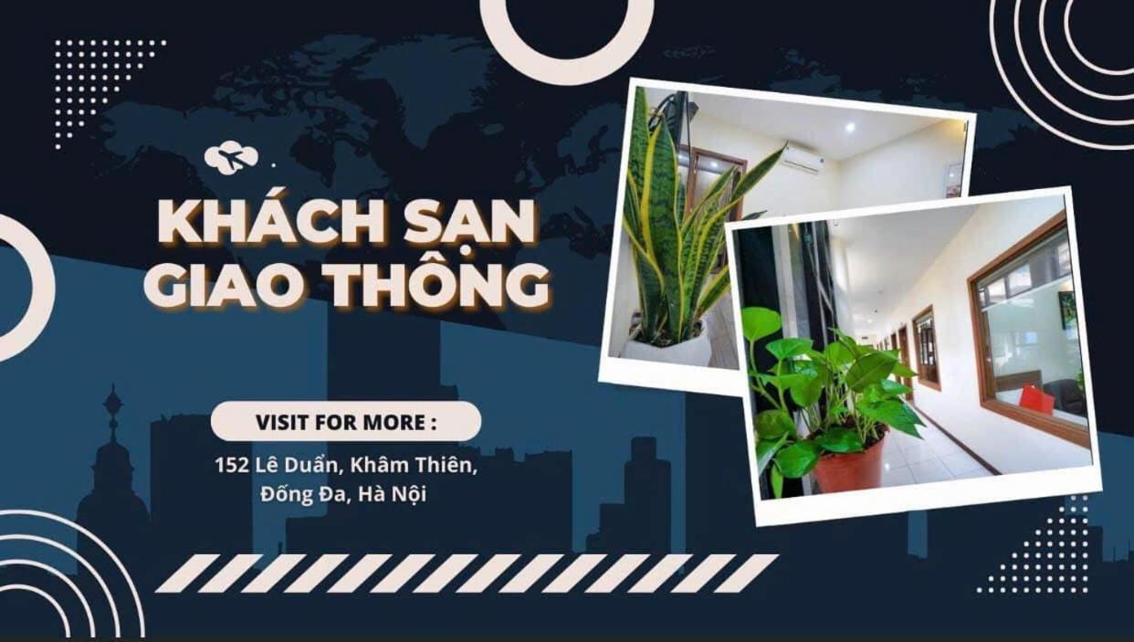 Khach San Giao Thong Hotel Hanoi Exterior foto